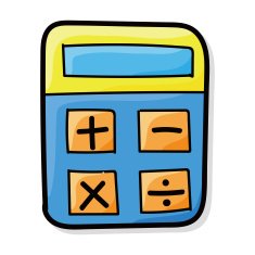 calculator color doodle N3