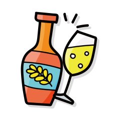 champagne color doodle N4