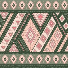 Tribal Mexican vintage ethnic seamless pattern N17
