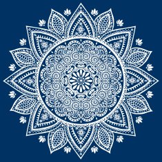Beautiful Indian floral mandala ornament N13
