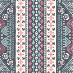 Tribal Mexican vintage ethnic seamless pattern N18