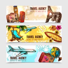 Travel Banner Set