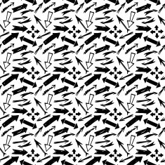 Seamless pattern with arrows N2