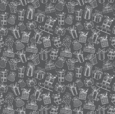 Seamless texture with gift boxes N10