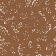 Bakery seamless pattern