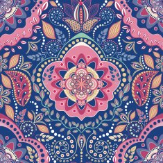 Vintage indian seamless wallpaper N3