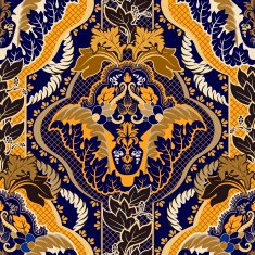 Vintage indian seamless pattern N4