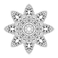 Vector Beautiful Deco Mandala N5
