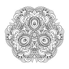 Vector Beautiful Deco Mandala N12