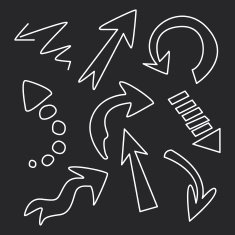 Set of arrows N9