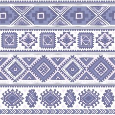 Tribal Mexican vintage ethnic seamless pattern N23