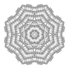 Vector Beautiful Deco Mandala N13