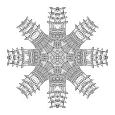 Vector Beautiful Deco Mandala N14