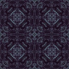 Beautiful Curly Abstract Seamless Pattern N4