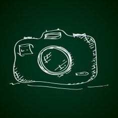 Simple doodle of a camera N5