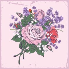 Rose and lavender N2