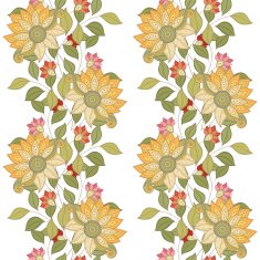 Vector seamless floral pattern N62