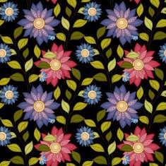 Vector seamless floral pattern N65