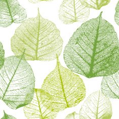 Seamless floral pattern with leaves