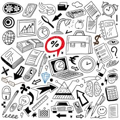 Business - doodles set N5