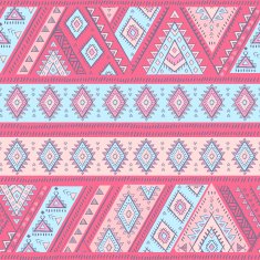 Tribal Mexican vintage ethnic seamless pattern N25