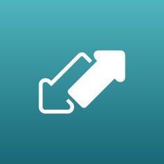 two side arrow vector seamless web page N5