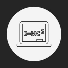Physics class line icon N5
