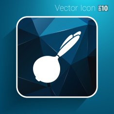 bulb onion isolated Abstract design logo art