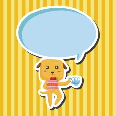 animal dog having afternoon tea theme elements N5