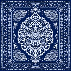 Beautiful Indian floral mandala ornament N19