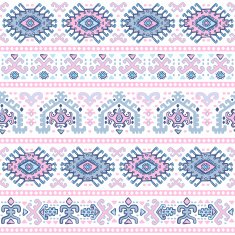 Tribal Mexican vintage ethnic seamless pattern N26