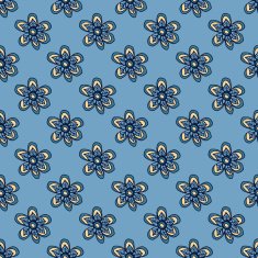 Seamless pattern with leaves N2