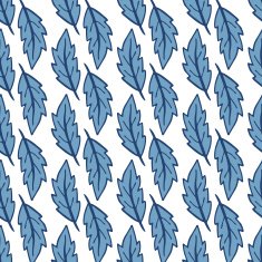 Seamless pattern with leaves N4