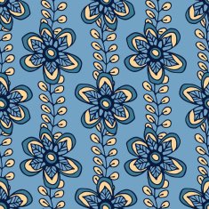 Seamless pattern with leaves N5