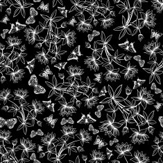 Seamless floral ornate