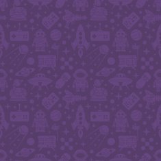 Sci-fi retro pattern