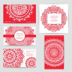 Beautiful Indian floral mandala ornament N24