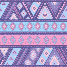 Tribal Mexican vintage ethnic seamless pattern N29
