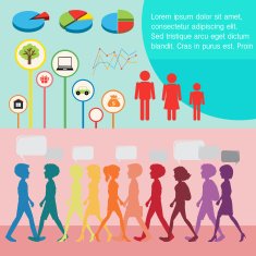 Business office style infographic