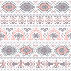Tribal Mexican vintage ethnic seamless pattern N31