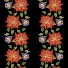 Vector seamless floral pattern N69