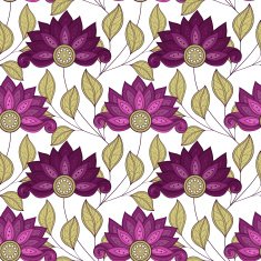 Vector seamless floral pattern N71