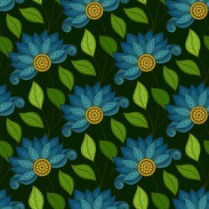Vector seamless floral pattern N72