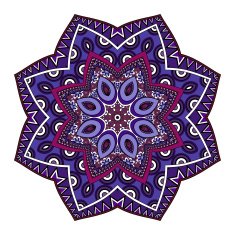 Vector Beautiful Deco Colored Mandala N29