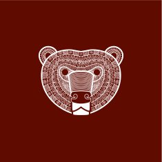 stylized Bear face