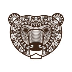 stylized Bear face N2