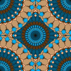 lace hand drawn seamless abstract background with many details N2