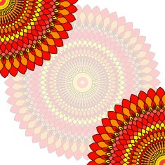 hand drawn lace card background Ornamental floral abstract sunshine template