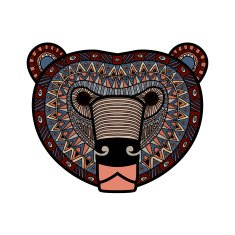 stylized Bear face N3
