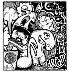 Modern sketchy style image of Bad Dream N10